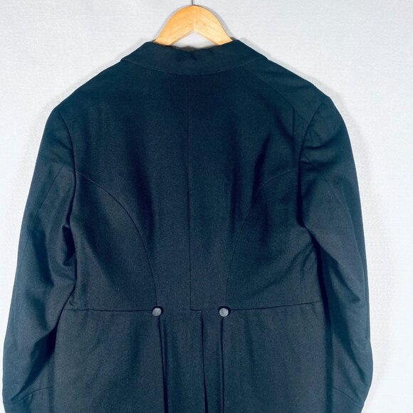 Vintage Brooks Brothers Jacket Mens 40 Black Wool Double Breasted Coat Circus - Picture 9 of 14